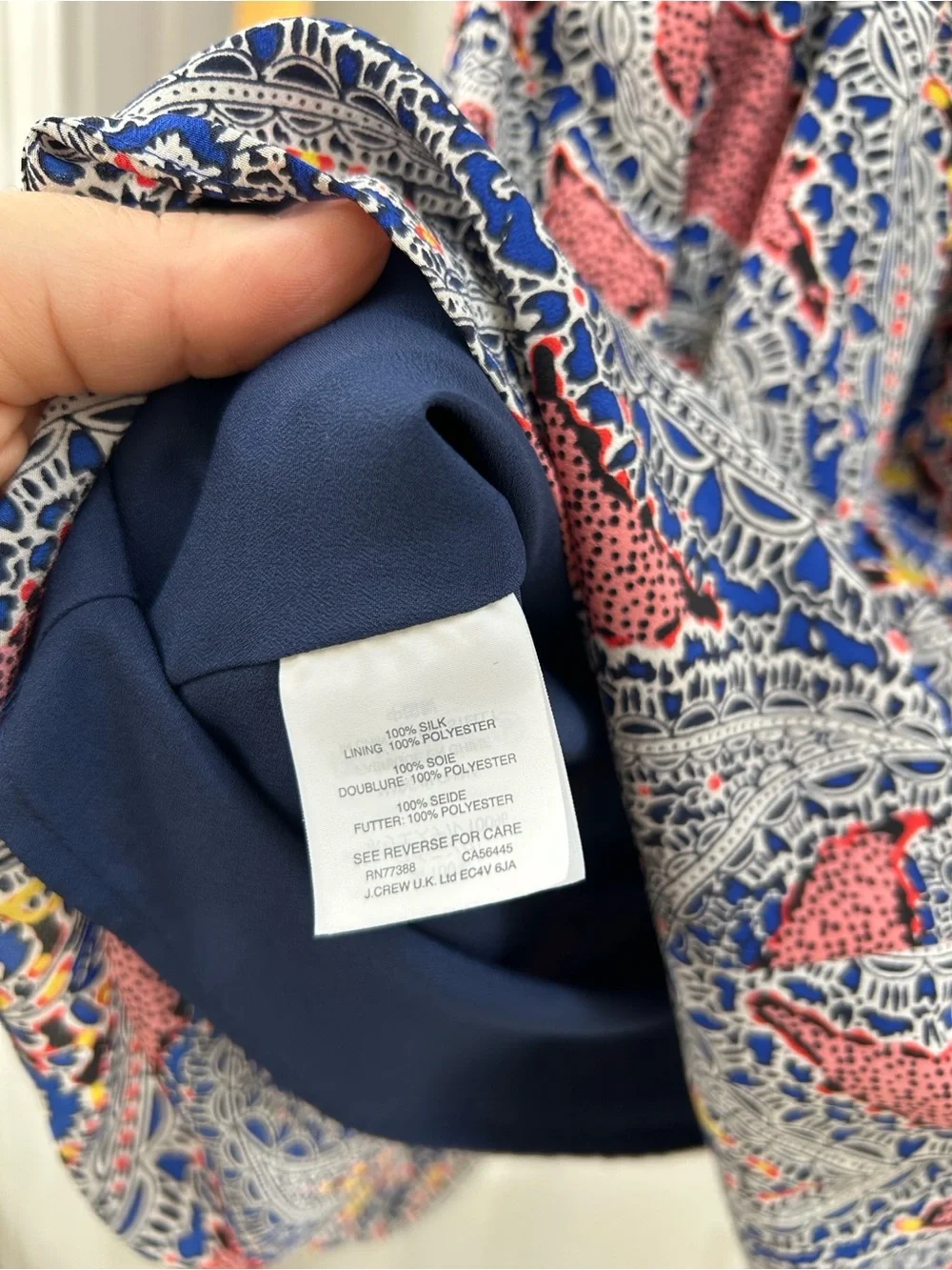 J. Crew Silk Sleeveless Paisley Print Dress